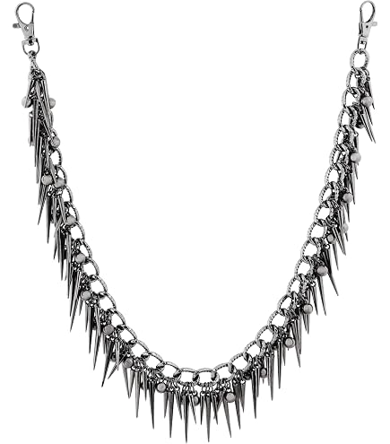 Amazon.com: Sacina Gothic Alt Skull Chunky Pants Chain, Silver